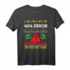 Ugly Christmas T-Shirt mit 404 Error Spruch – Lustiger Weihnachts-Sweater für Nerds, Gamer & Programmierer