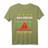 Ugly Christmas T-Shirt mit 404 Error Spruch – Lustiger Weihnachts-Sweater für Nerds, Gamer & Programmierer