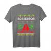 Ugly Christmas T-Shirt mit 404 Error Spruch – Lustiger Weihnachts-Sweater für Nerds, Gamer & Programmierer