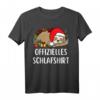 Offizielles Faultier Weihnachtsshirt - Lustiges Schlafshirt & Pullover für Weihnachten, perfekte Faultiergeschenke für Damen, Herren & Kinder
