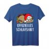Offizielles Faultier Weihnachtsshirt - Lustiges Schlafshirt & Pullover für Weihnachten, perfekte Faultiergeschenke für Damen, Herren & Kinder