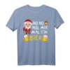 Weihnachten Ho Ho Hol mir mal ein Bier Santa mit Bier T-Shirt - Humorvolles Geschenk für Bierliebhaber und Partygänger