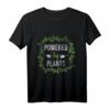 Powered By Plants Vegan T-Shirt - Umweltfreundliche Kleidung für Veganer, Vegetarier & Tierschützer als Geschenk zu Weihnachten, Earth Day & Geburtstag