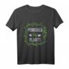 Powered By Plants Vegan T-Shirt - Umweltfreundliche Kleidung für Veganer, Vegetarier & Tierschützer als Geschenk zu Weihnachten, Earth Day & Geburtstag