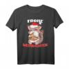 Anime Kawaii Katzengirlande Ramen Frohe Weihnachten T-Shirt - Süßes Weihnachtsoutfit für Männer, Frauen, Kinder & Otaku mit Katzen- und Ramen-Motiv