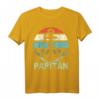 Papitän Vater Papa Kapitän lustiges Retro Anker T-Shirt – Perfekt für Wassersportler, Segler & Küstenliebhaber zum Vatertag & Geburtstag