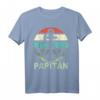 Papitän Vater Papa Kapitän lustiges Retro Anker T-Shirt – Perfekt für Wassersportler, Segler & Küstenliebhaber zum Vatertag & Geburtstag