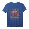 Legenden wurden 1966 geboren T-Shirt – Perfektes Geburtstags- oder Weihnachtsgeschenk für Jahrgang 1966 Männer und Frauen