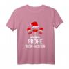 Lustiges Weihnachts T-Shirt mit Wein & Weihnachtsmütze – Familienoutfit für Weihnachten, Heiligabend & Wichteln