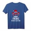 Lustiges Weihnachts T-Shirt mit Wein & Weihnachtsmütze – Familienoutfit für Weihnachten, Heiligabend & Wichteln