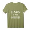 Jesus Influencer Gott Glaube Bibel T-Shirt – Religiöses Geschenk für Konfirmation, Kommunion, Ostern & Weihnachten für Christen