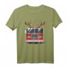 Lustiges Rentier Feuerwehr Feuerwehrauto Weihnachts-T-Shirt für Kinder – Humorvolles Weihnachtsgeschenk für Feuerwehrfans und Kinder