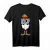 Herren Bärtiger Elf Weihnachtss T-Shirt - Lustiges Weihnachtsgeschenk für Papa & Opa, Partnerlook für die Weihnachtszeit