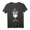 Herren Bärtiger Elf Weihnachtss T-Shirt - Lustiges Weihnachtsgeschenk für Papa & Opa, Partnerlook für die Weihnachtszeit