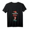 Damen Weihnachts T-Shirt mit Prinzessin Elfe und V-Ausschnitt – Festliches Elfen-Design für Weihnachtsfeiern, Weihnachtsmarkt & Familienfest