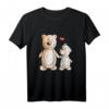 Bärige Freundschaft T-Shirt mit Tiermotiv – Lustiges Cartoon Design für Kinder, Teens & Erwachsene, Perfektes Geschenk für Tierliebhaber