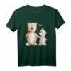 Bärige Freundschaft T-Shirt mit Tiermotiv – Lustiges Cartoon Design für Kinder, Teens & Erwachsene, Perfektes Geschenk für Tierliebhaber