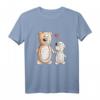 Bärige Freundschaft T-Shirt mit Tiermotiv – Lustiges Cartoon Design für Kinder, Teens & Erwachsene, Perfektes Geschenk für Tierliebhaber