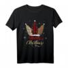 Frohe Weihnachten 2023 Xmas Tree Leopard Geschenk T-Shirt – Festliches Damen-Shirt mit Weihnachtsbaum und Leopardenmuster, ideales Weihnachtsgeschenk