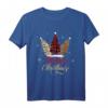 Frohe Weihnachten 2023 Xmas Tree Leopard Geschenk T-Shirt – Festliches Damen-Shirt mit Weihnachtsbaum und Leopardenmuster, ideales Weihnachtsgeschenk