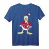 HapDeer Mickey And Friends Weihnachten Donald Duck Santa Hat T-Shirt - Offiziell lizenzierte Disney Festtagskleidung