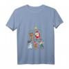 Dabbing Weihnachtsmann Elf Santa Rentier Xmas Weihnachts T-Shirt mit V-Ausschnitt – Lustiges Festtagsoutfit für die ganze Familie & Weihnachtsfeiern