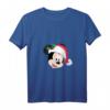 HapDeer Mickey Mouse in Santa Hat Holiday T-Shirt mit V-Ausschnitt – Official Disney Merchandise für Fans jeden Alters