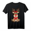 Rentier roter Nase Weihnachts-Pullover für Mädchen, Damen & Herren – Niedliches Festtags-Shirt für die ganze Familie