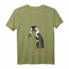 Damen Pinguin Liebhaber Penguin Kinder Damen Mädchen T-Shirt mit V-Ausschnitt – Perfektes Geschenk für Pinguin-Fans zu Geburtstag und Weihnachten