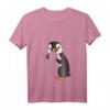 Damen Pinguin Liebhaber Penguin Kinder Damen Mädchen T-Shirt mit V-Ausschnitt – Perfektes Geschenk für Pinguin-Fans zu Geburtstag und Weihnachten