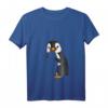 Damen Pinguin Liebhaber Penguin Kinder Damen Mädchen T-Shirt mit V-Ausschnitt – Perfektes Geschenk für Pinguin-Fans zu Geburtstag und Weihnachten