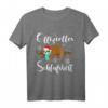 Faultier Schlafshirt Weihnachten Pyjama Schlafanzug - Lustiges Faultier Geschenk für die ganze Familie als Weihnachtskostüm & Geschenkidee