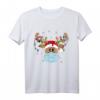 Lustiges Weihnachts-T-Shirt 2022 mit Rentier und Gesichtsmaske - Perfekt als festliches Geschenk für Familie und Freunde