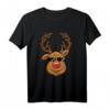 Lustiges Rentier Weihnachtsoutfit für Familie und Kinder – Witziges Weihnachts T-Shirt mit Sonnebrille für Feiern, Märkte und Frohe Weihnachten