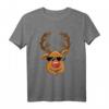 Lustiges Rentier Weihnachtsoutfit für Familie und Kinder – Witziges Weihnachts T-Shirt mit Sonnebrille für Feiern, Märkte und Frohe Weihnachten