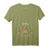 Damen Erstes Weihnachten in Mamas Bauch T-Shirt mit V-Ausschnitt - Lustiges Schwangerschaftsshirt für Weihnachten & unvergessliches Geschenk