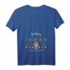 Damen Erstes Weihnachten in Mamas Bauch T-Shirt mit V-Ausschnitt - Lustiges Schwangerschaftsshirt für Weihnachten & unvergessliches Geschenk