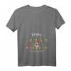 Damen Erstes Weihnachten in Mamas Bauch T-Shirt mit V-Ausschnitt - Lustiges Schwangerschaftsshirt für Weihnachten & unvergessliches Geschenk