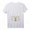 Damen Erstes Weihnachten in Mamas Bauch T-Shirt mit V-Ausschnitt - Lustiges Schwangerschaftsshirt für Weihnachten & unvergessliches Geschenk