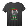 Queen Elfe Weihnachts T-Shirt - Lustiges Elf Outfit für Familie, Kinder & Erwachsene als ideales Weihnachtsgeschenk