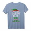 Queen Elfe Weihnachts T-Shirt - Lustiges Elf Outfit für Familie, Kinder & Erwachsene als ideales Weihnachtsgeschenk