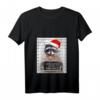 Lustiges Weihnachten Waschbär T-Shirt mit V-Ausschnitt – Humorvolles Xmas Outfit für Tierliebhaber und Waschbären Fans