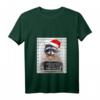 Lustiges Weihnachten Waschbär T-Shirt mit V-Ausschnitt – Humorvolles Xmas Outfit für Tierliebhaber und Waschbären Fans