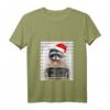 Lustiges Weihnachten Waschbär T-Shirt mit V-Ausschnitt – Humorvolles Xmas Outfit für Tierliebhaber und Waschbären Fans