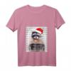 Lustiges Weihnachten Waschbär T-Shirt mit V-Ausschnitt – Humorvolles Xmas Outfit für Tierliebhaber und Waschbären Fans