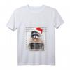Lustiges Weihnachten Waschbär T-Shirt mit V-Ausschnitt – Humorvolles Xmas Outfit für Tierliebhaber und Waschbären Fans