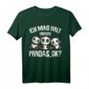 Panda Ich mag halt Pandas T-Shirt für Kinder, Mädchen & Damen – Perfektes Geschenk für Geburtstage & Weihnachten mit lustigem Panda-Design