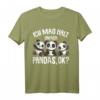 Panda Ich mag halt Pandas T-Shirt für Kinder, Mädchen & Damen – Perfektes Geschenk für Geburtstage & Weihnachten mit lustigem Panda-Design