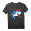 Lustiges Weihnachts-Hai T-Shirt – Festliche Weihnachtsgeschenke für Damen, Herren und Kinder, ideal für Weihnachtsfeier & Weihnachtsmarkt