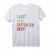 I Love Capitalism Lustiges Wirtschaft Kapitalist Geschenk T-Shirt - Perfekt für Unternehmer, Geschäftsführer & Geldliebhaber zu Geburtstag & Weihnachten